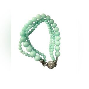 Amazonite Beaded Magnetic Bracelet